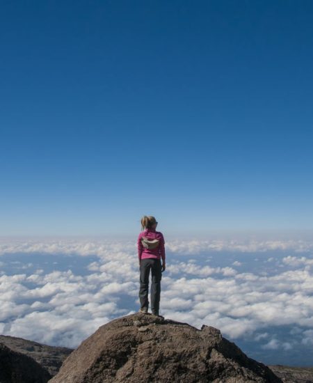 Die Welt von oben! Welche ein Ausblick -
Sie haben die Wolkengrenze
"durchbrochen"! tansania-kilimandscharo-ueber-den-wolken