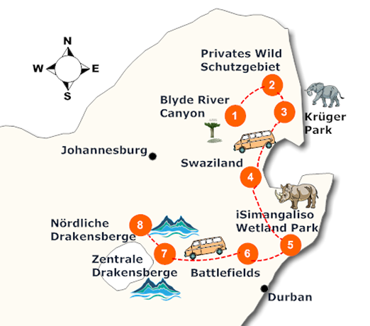 Erleben Sie Südafrika's Naturschönheiten auf "Schuster's Rappen"