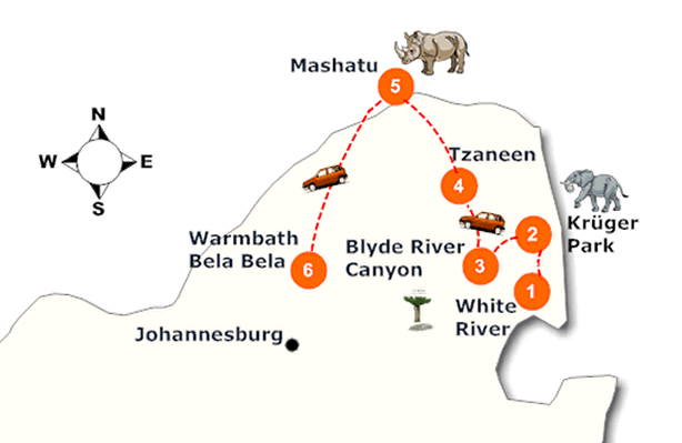 Entdecken Sie atemberaubende Naturschönheiten und das "wilde Afrika".